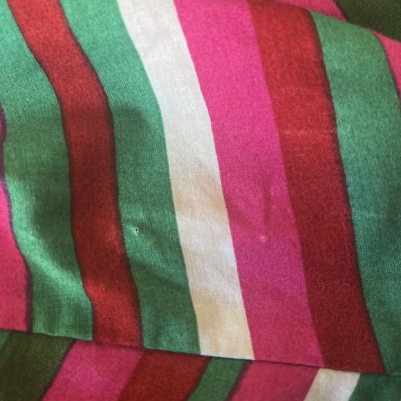 Anthropologie x Printfresh Candy Stripe Organic Cotton Pajama Top Size Small - Picture 4 of 7